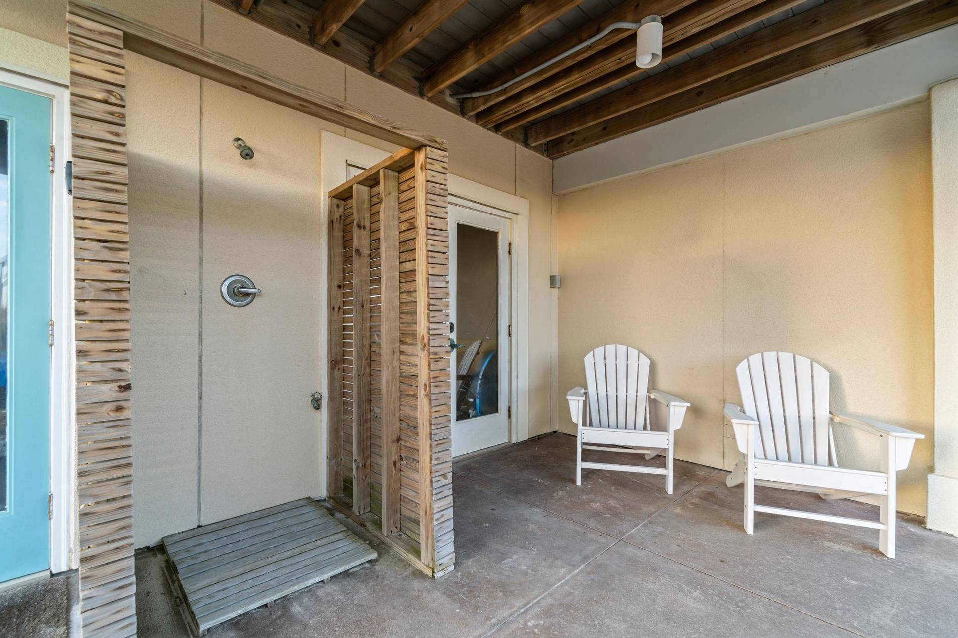 Downstairs Outdoor Shower Area