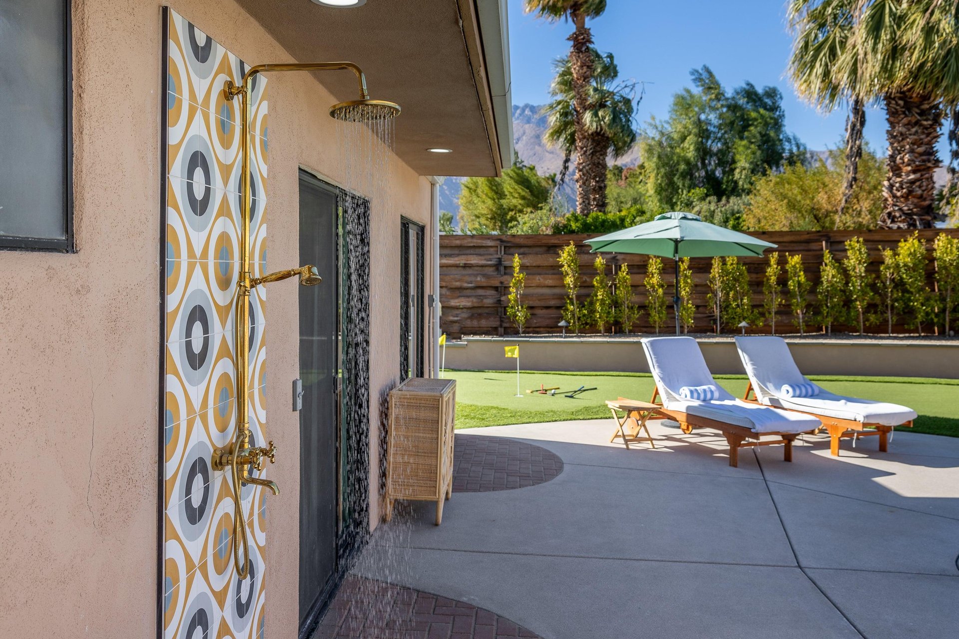 Outdoor shower