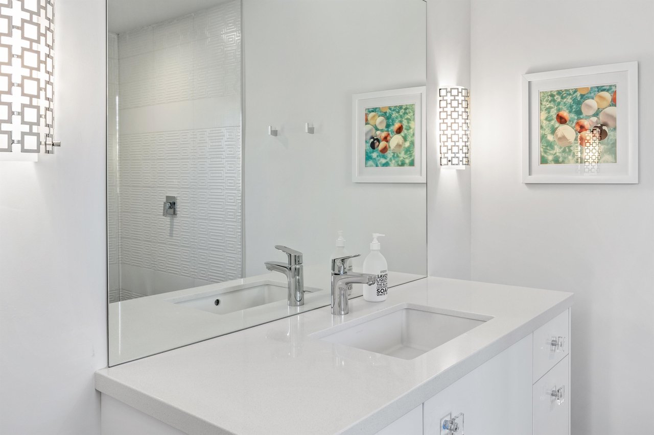 Updated bathroom fixtures