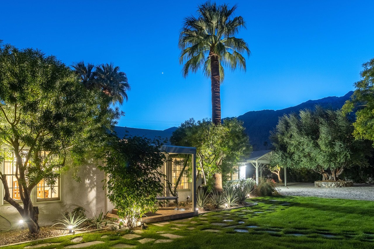 Beautiful lush landscaping