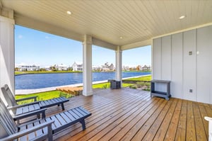 First Floor covered deck
