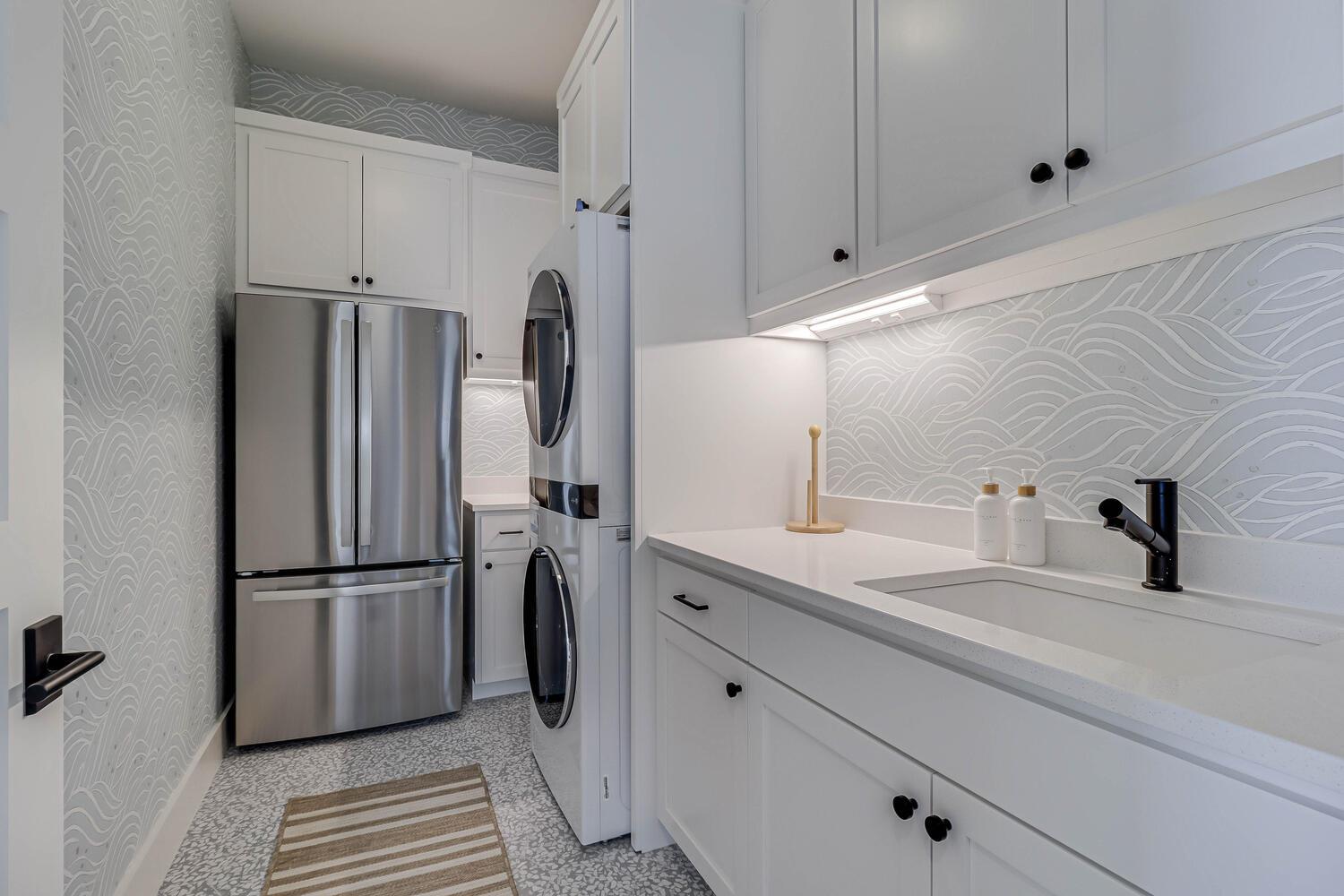 Laundry and Extra Fridge, 1st Floor