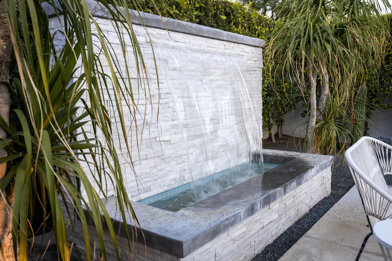 Fun waterfall feature