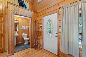 Half bath by front entrance