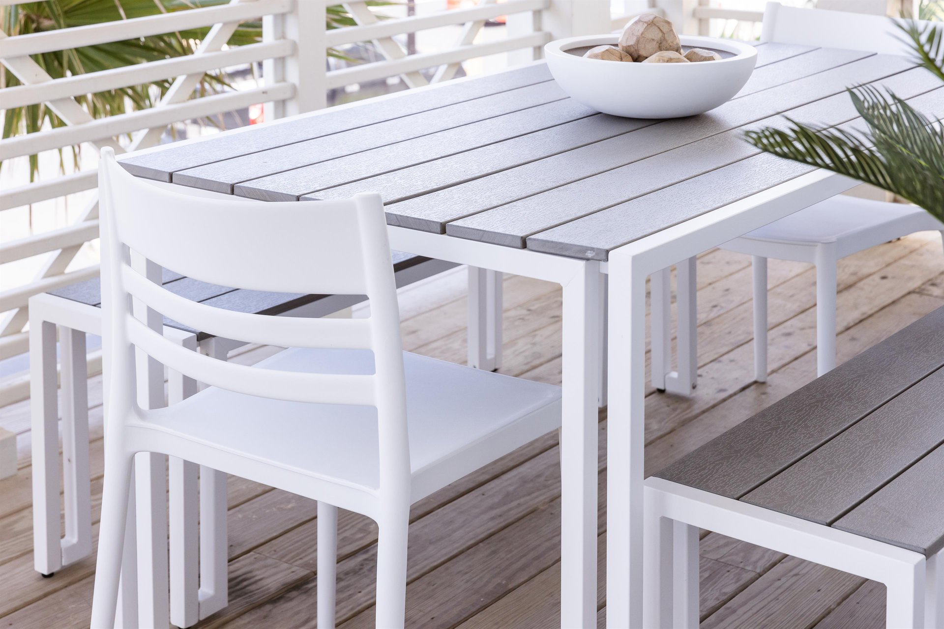 Exterior Seating, 2nd Floor Rear Balcony