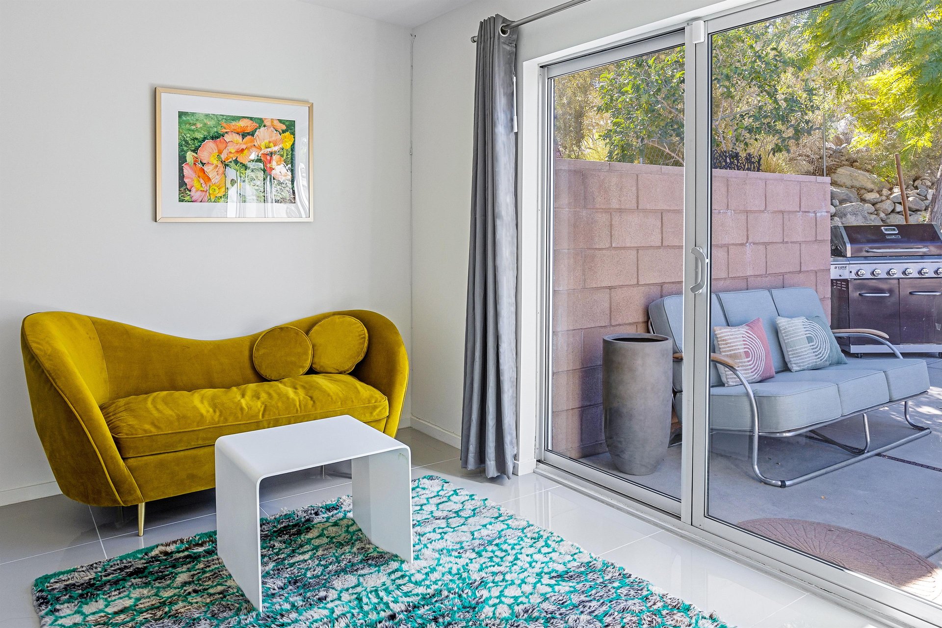 Easy patio access