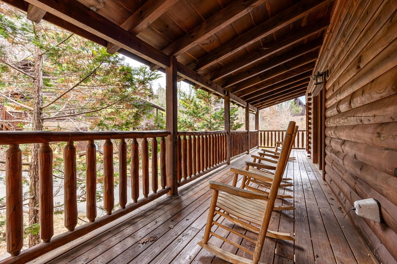 Alpine Sondance Rocking Chairs on the Deck