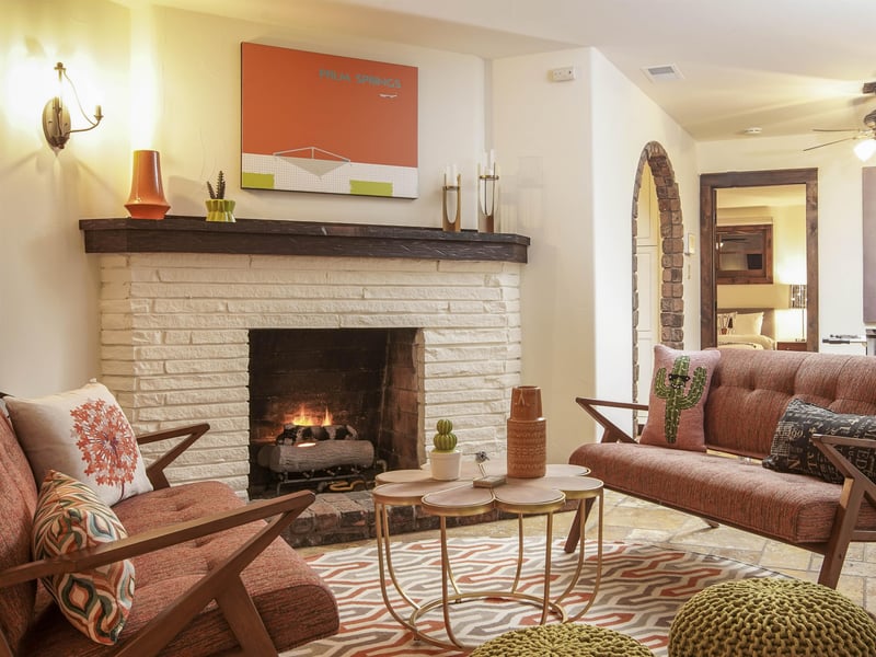 Sit around the fire pit