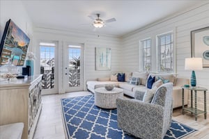 Living Room with Balcony Access