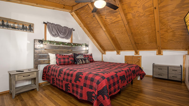 king bed