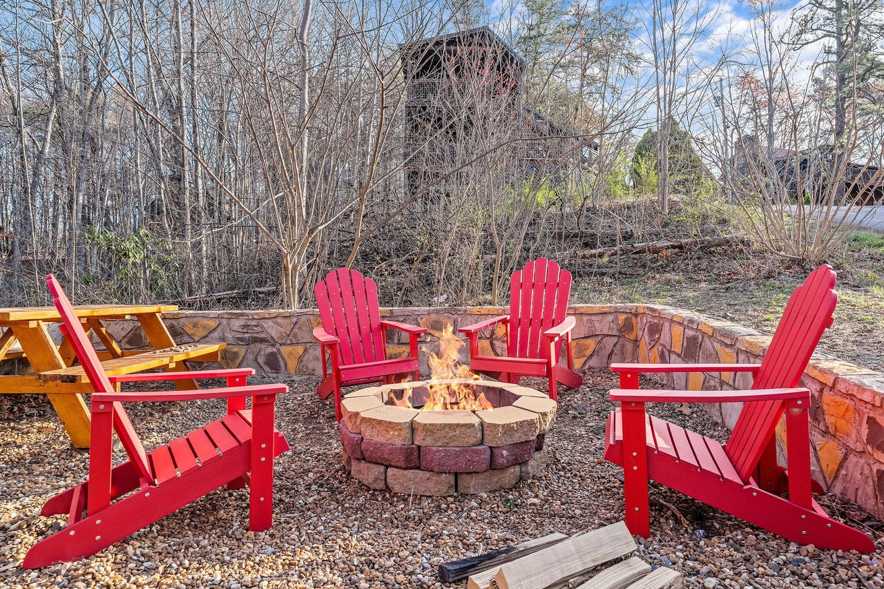 Firepit and seating