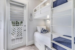 Bunk BedBack Patio Door