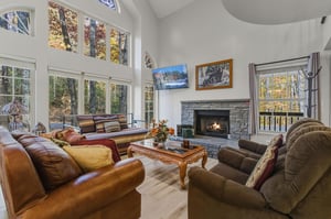 Fireplace and Seating Area