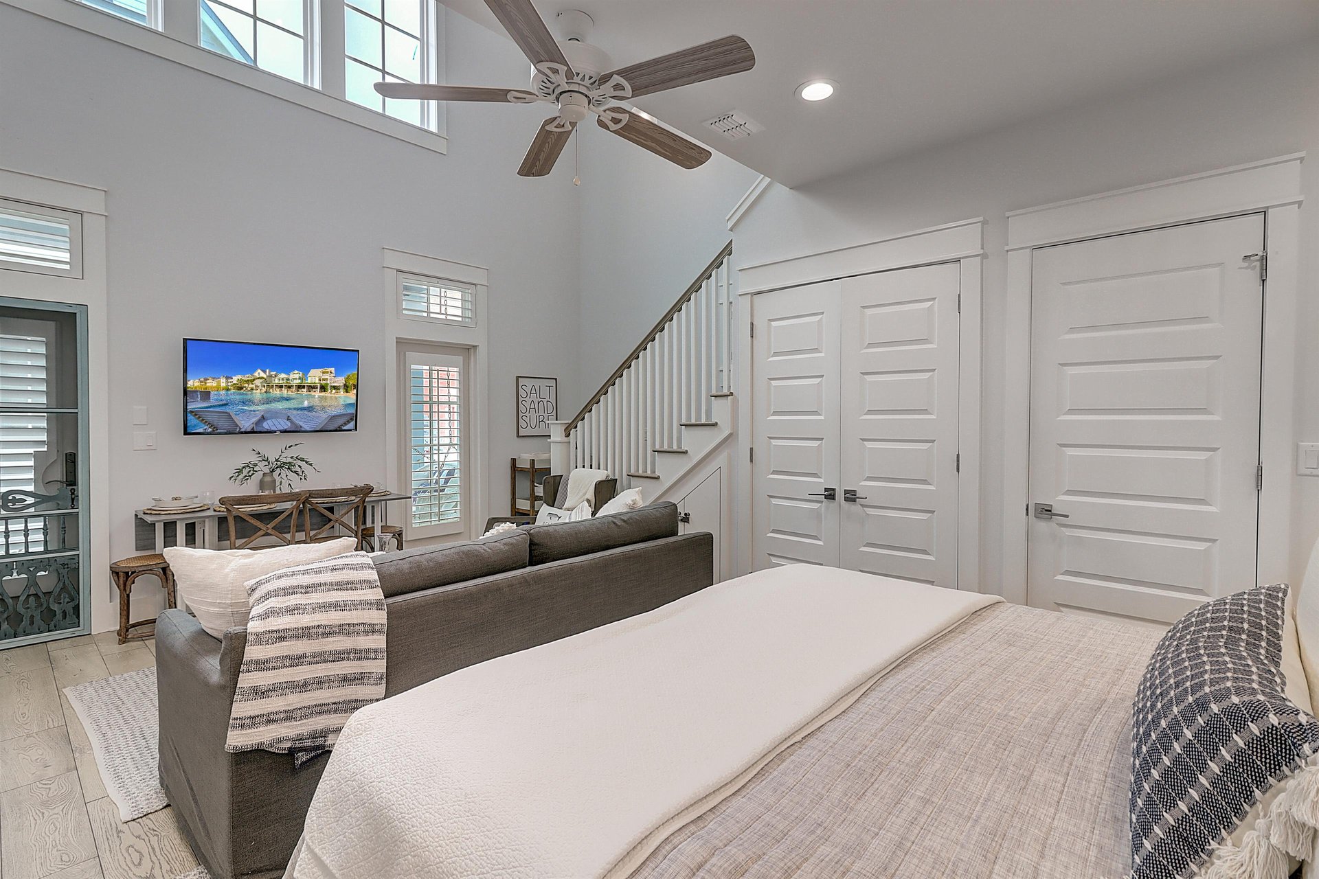 1st Floor, Living and King Bedroom Area