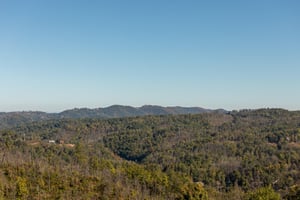 Mountain view at Le Bear Chalet, a 7 bedroom cabin rental located in Gatlinburg