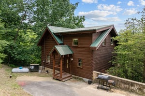 Front of View and Me cabin