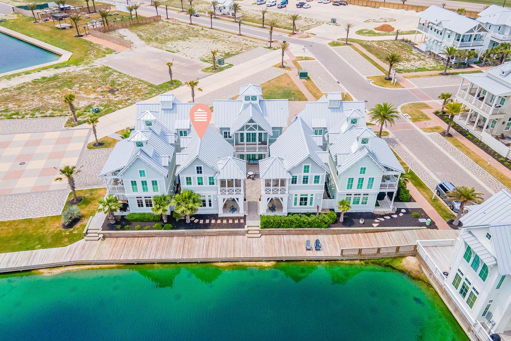 Ariel View, Cottages