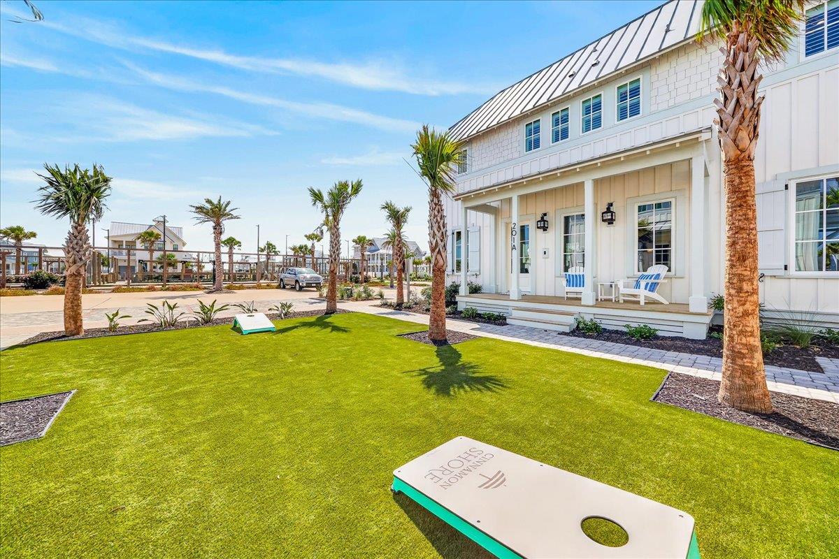 Front of Home, communal lawn games
