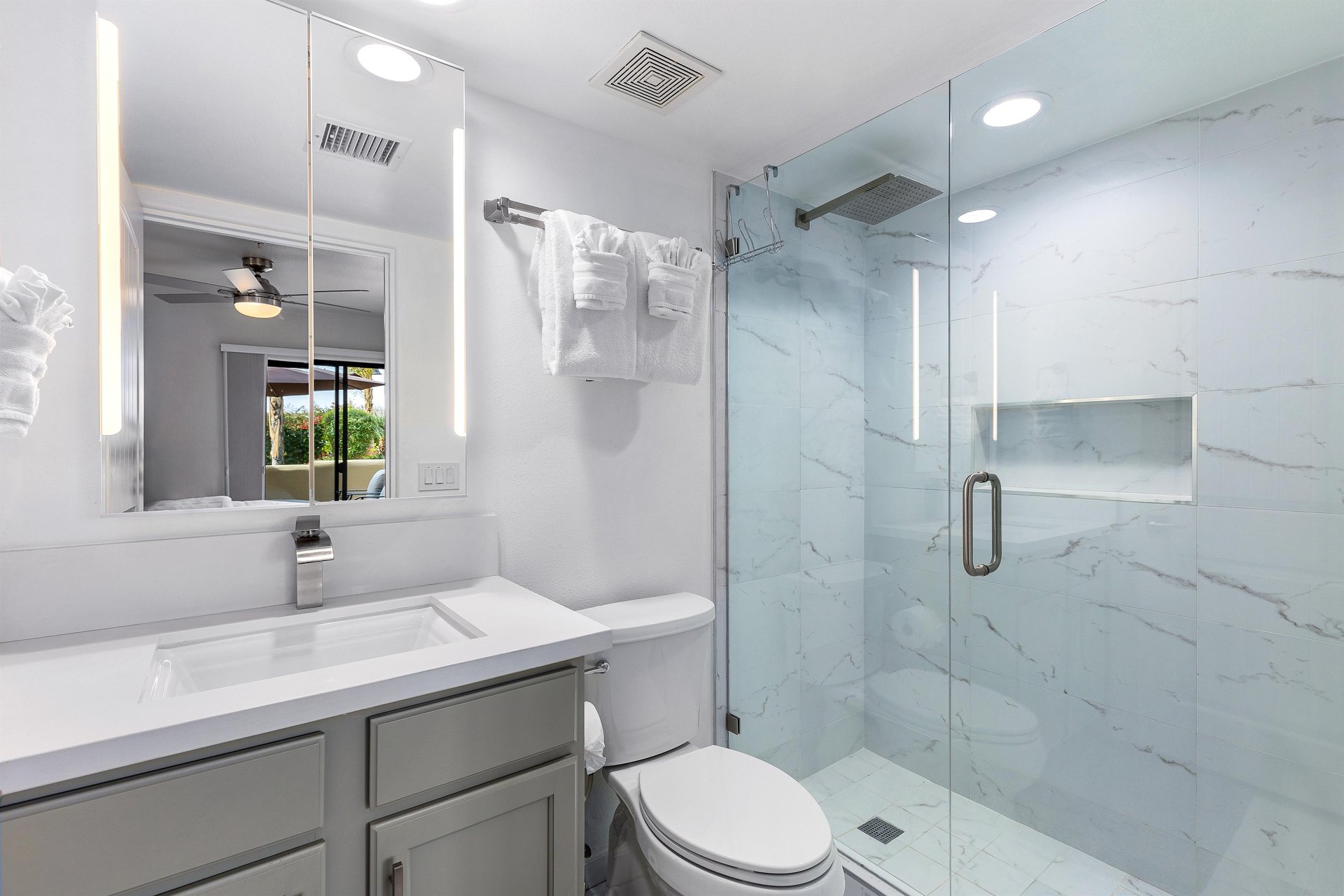 Waterfall shower