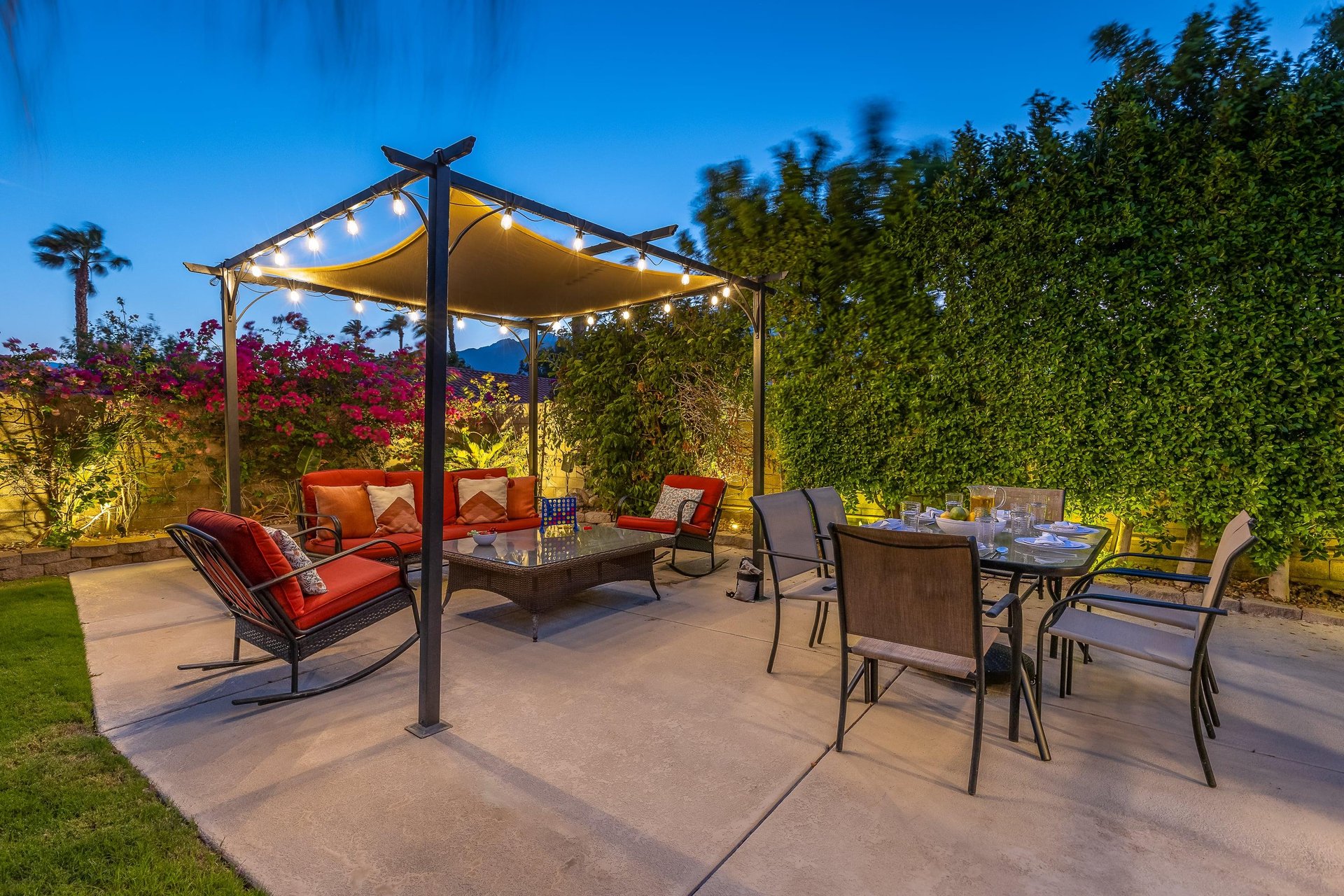 Covered outdoor patio