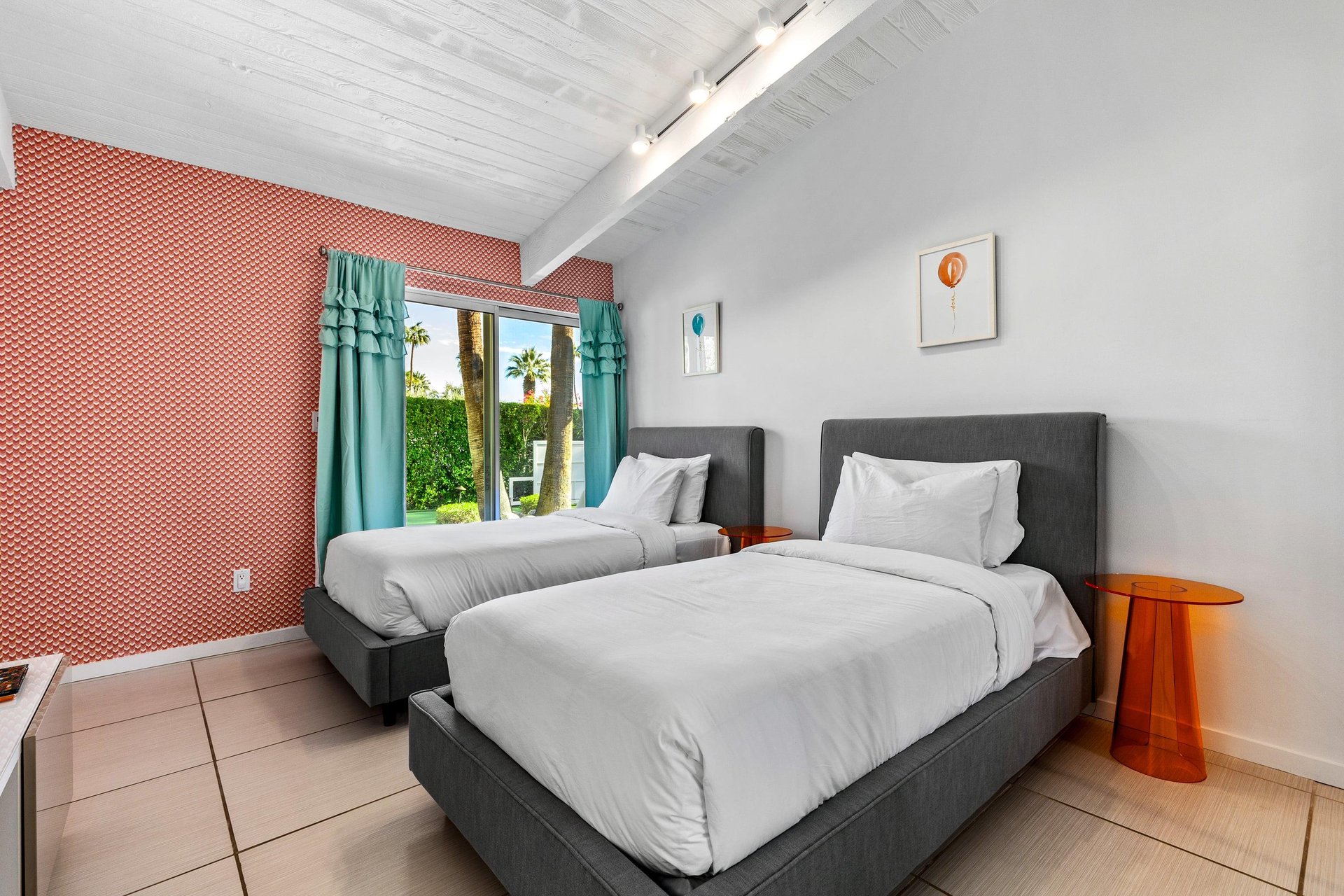 Room for two in this guest room