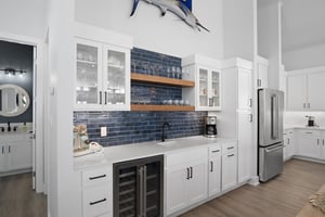 2nd Floor Wet Bar in Kitchen