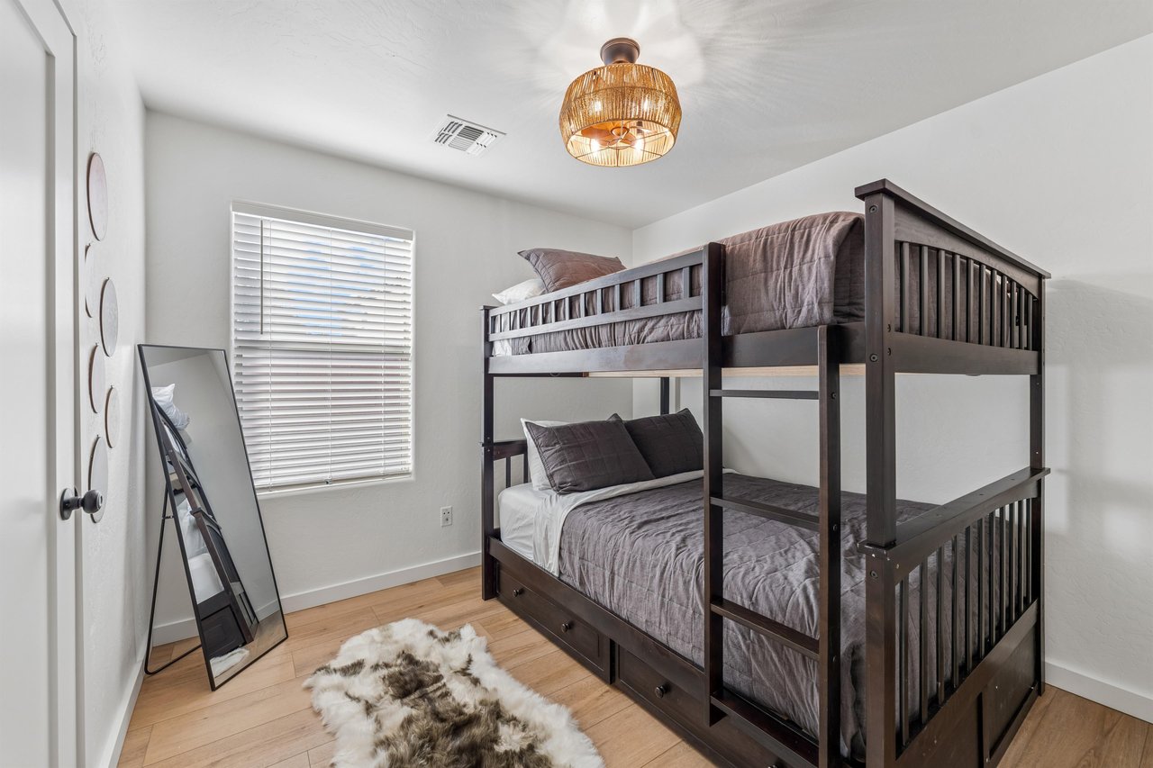 Full over full bunk bed.
