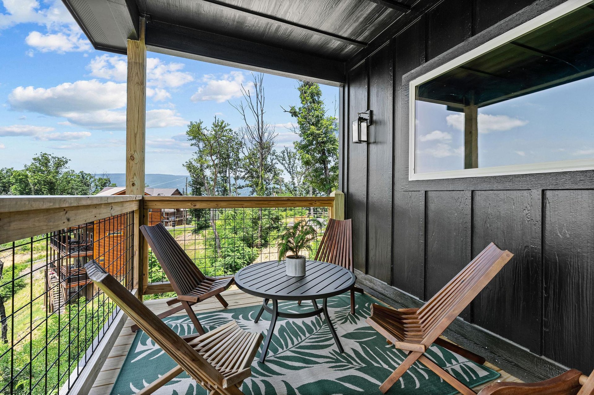 Wooden table and chairs