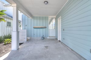 Covered Car Port  Pool Access