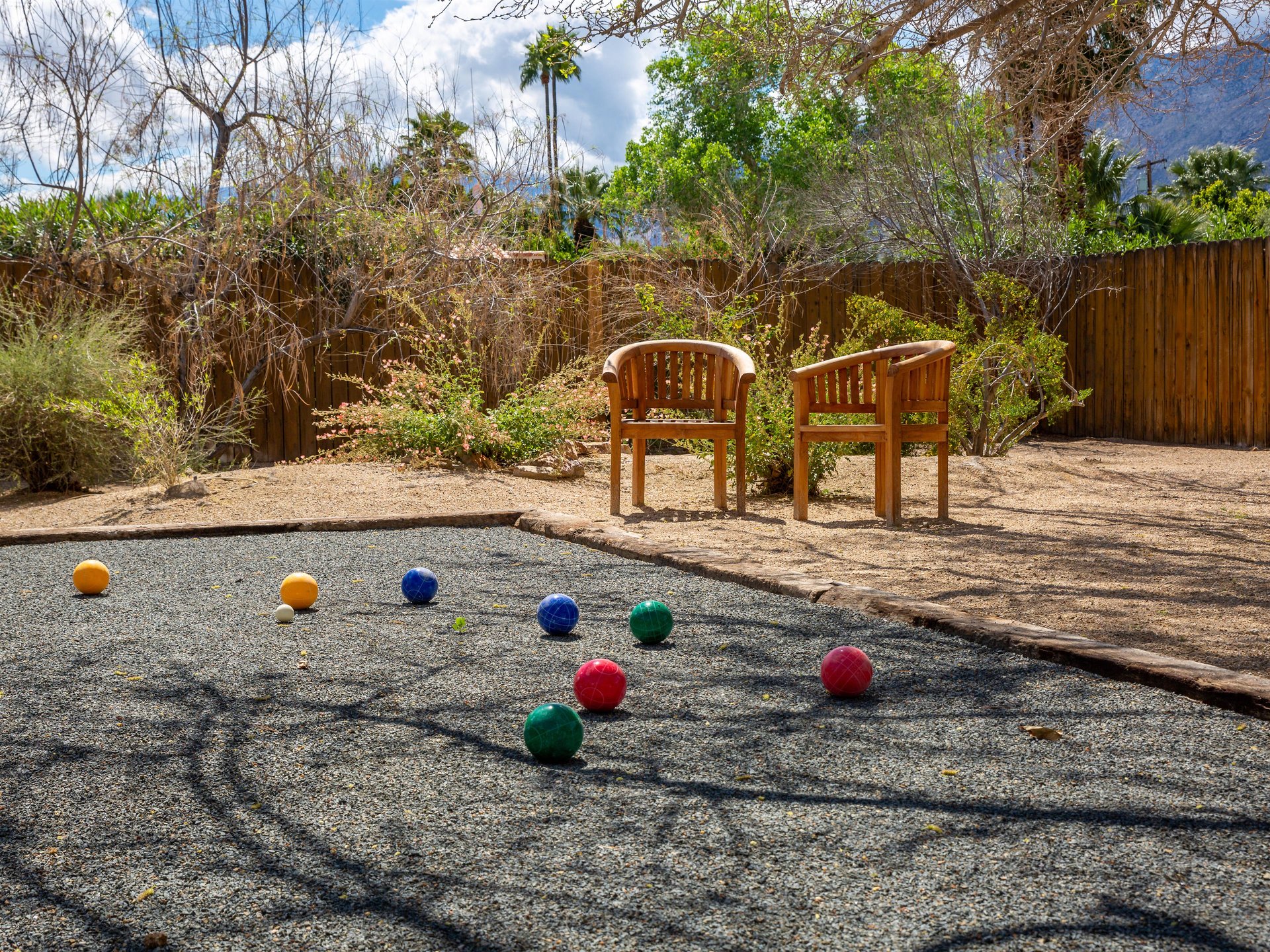 Enjoy a game of bocce ball