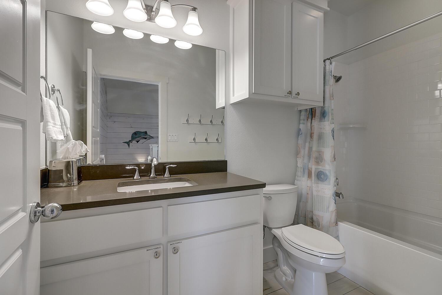 Shared Bathroom, King Bedroom  Bunk Area, 2nd Floor