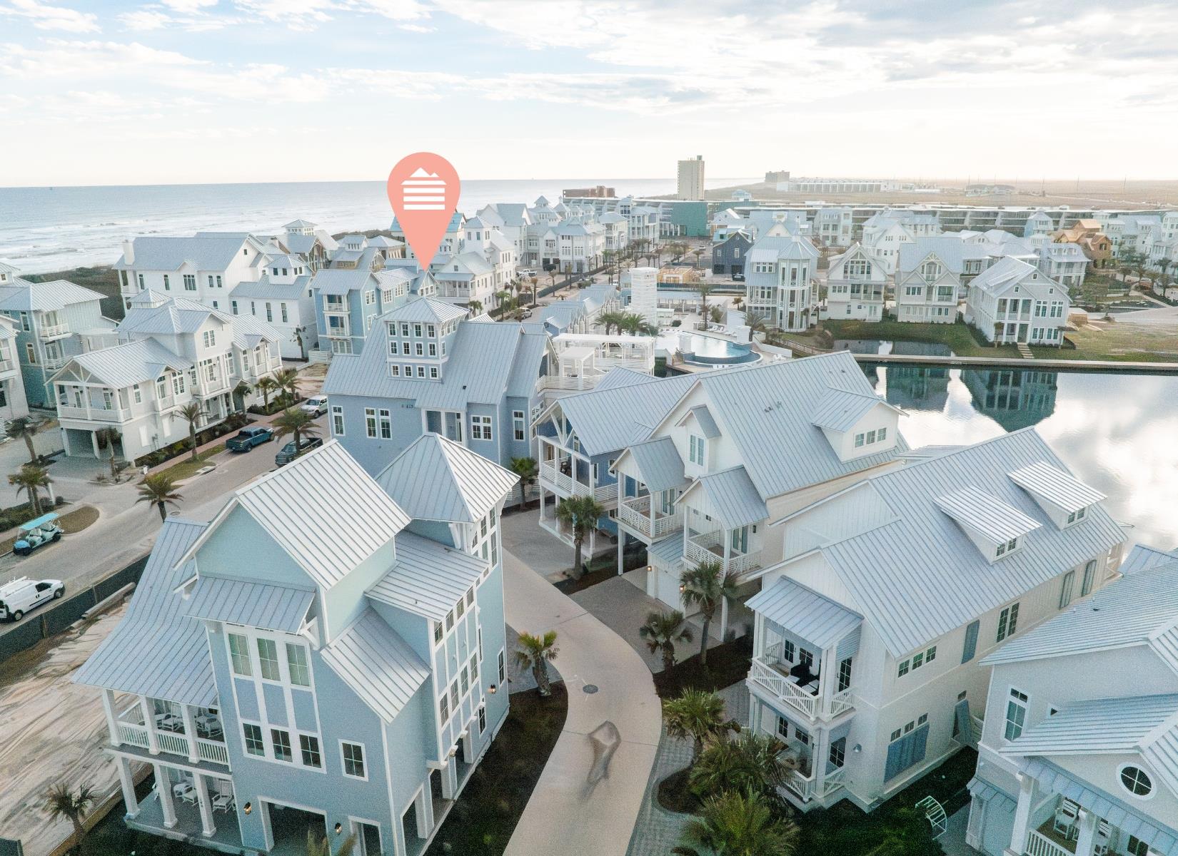 Aerial View, Location