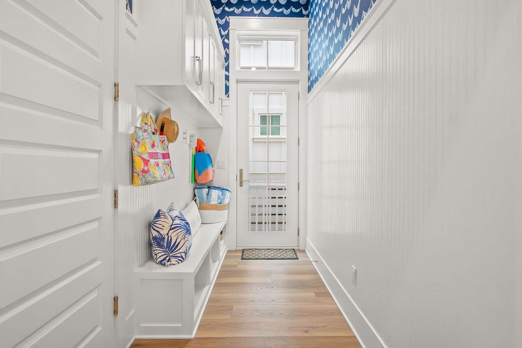 Sand Room  Side Entry to Exterior Shower, 1st Floor