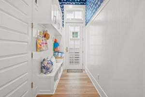 Sand Room  Side Entry to Exterior Shower, 1st Floor