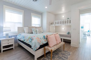 Primary King Bedroom with TT Bunk Bed, 2nd Floor