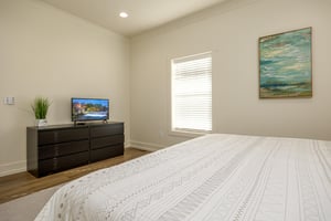 Flat Screen in Bedroom at Hickory Haven