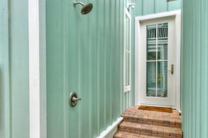 Back Entrance and Shower Deck