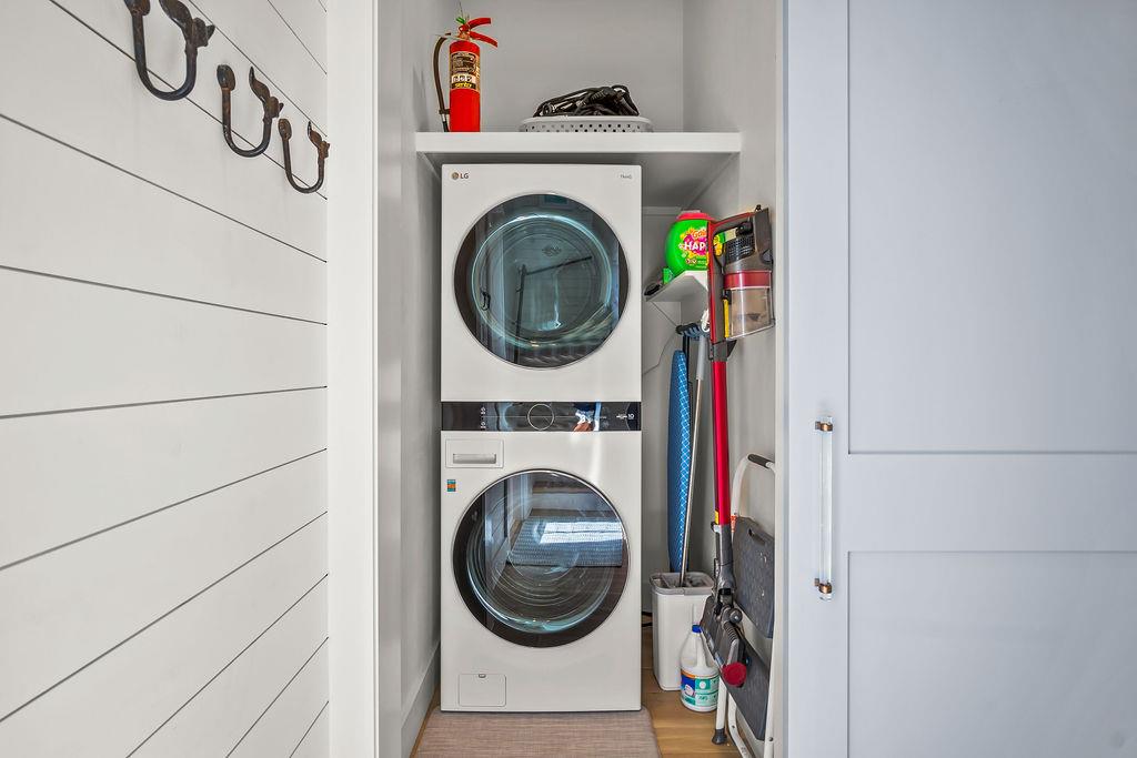 Laundry Closet  Utility Storage, 1st Floor