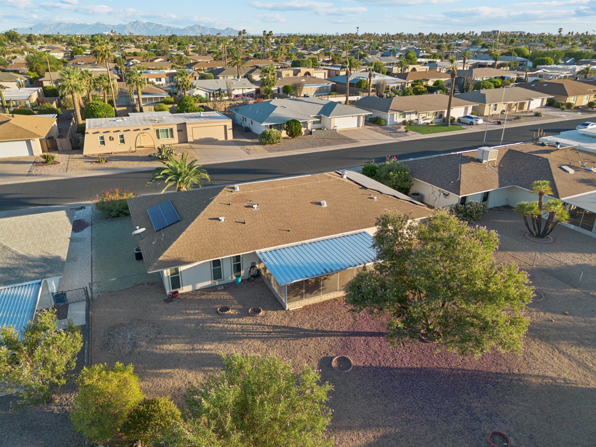 Aerial view of property.