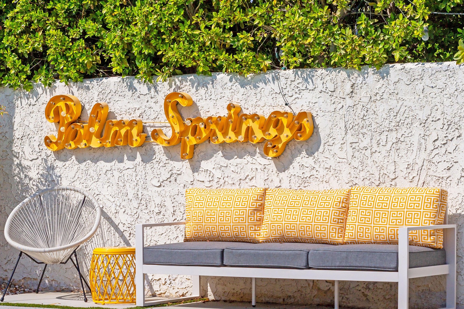 Plenty of outdoor spaces to relax