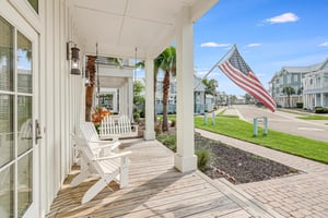 Front Porch, Near. Community Lawn Games