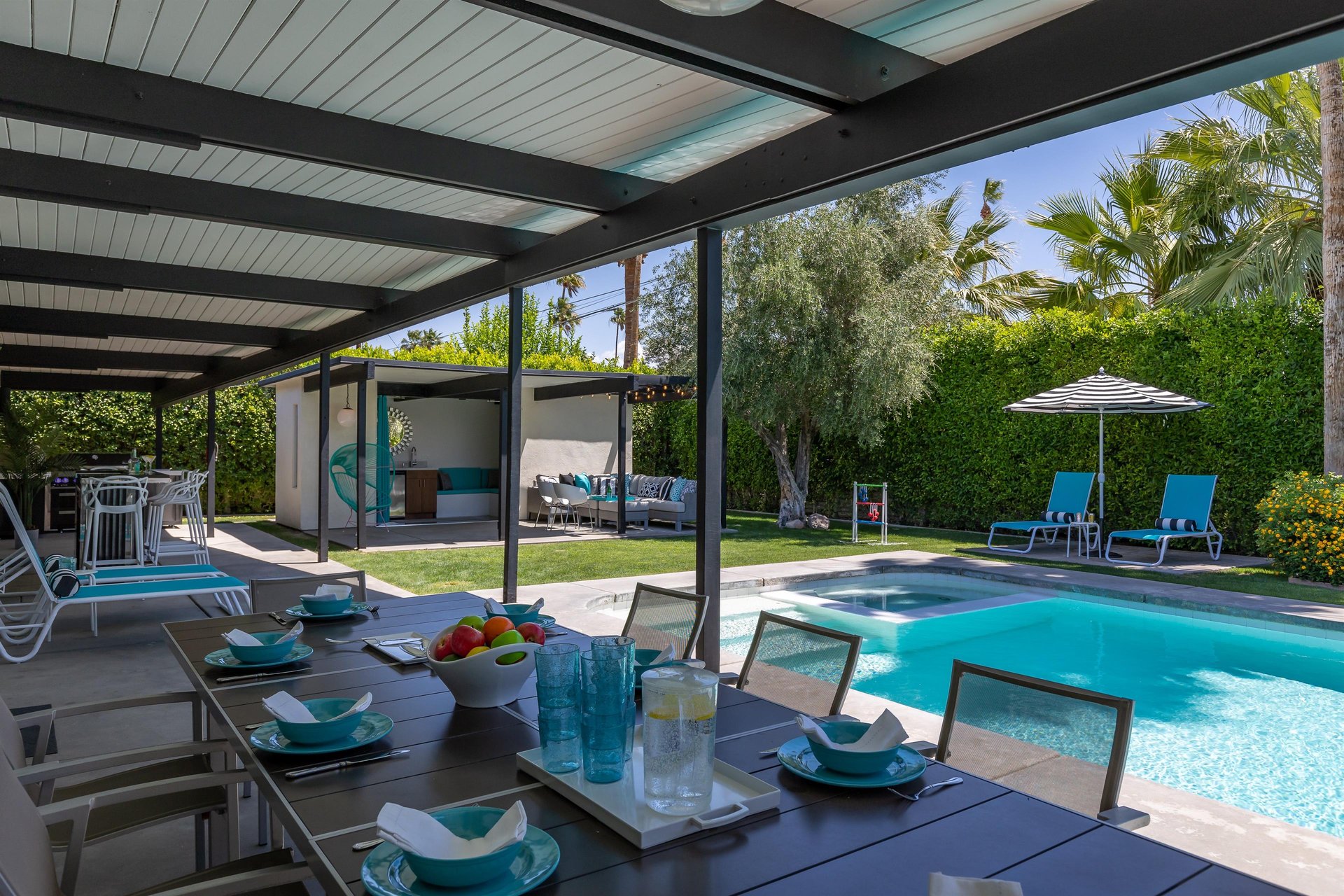 Backyard patio