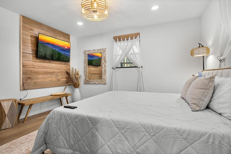 king bed