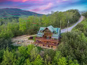 Front of Mountain Bliss cabin