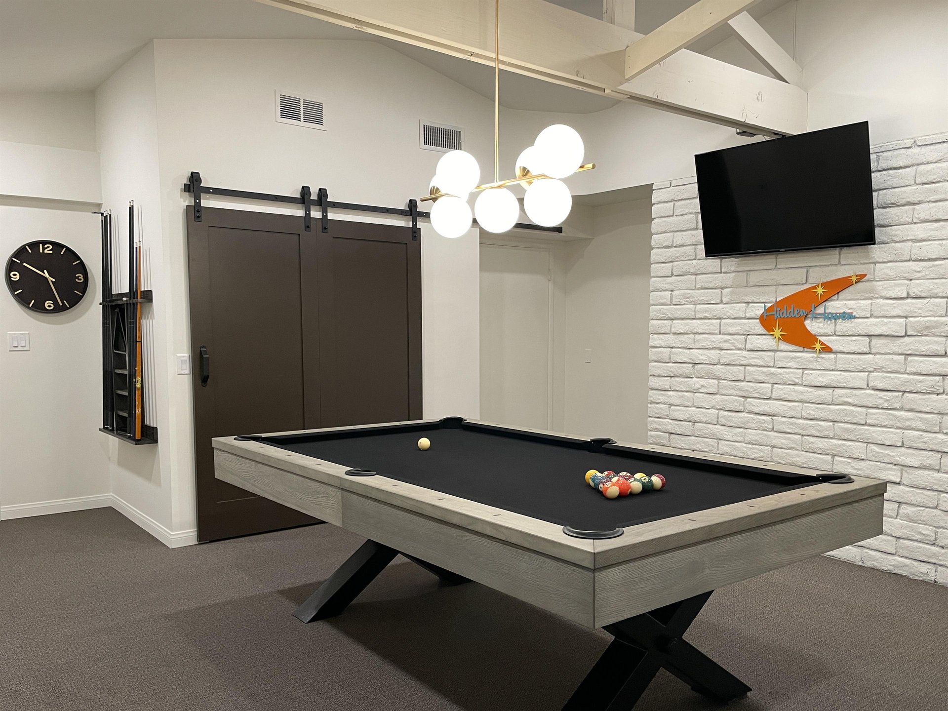 Challenge your friends to a game of pool