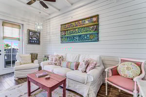 Living Area With Sleeper Sofa