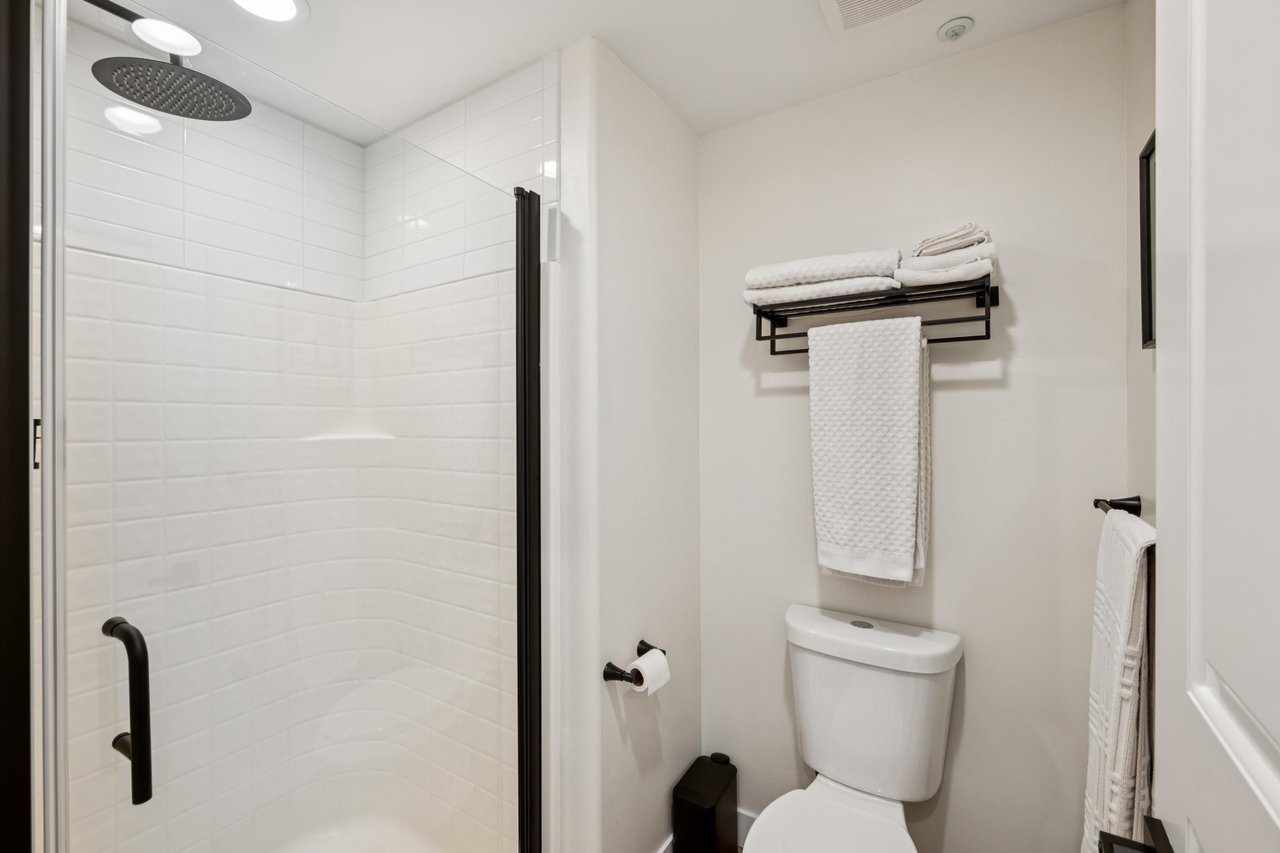 Master bathroom walk in shower