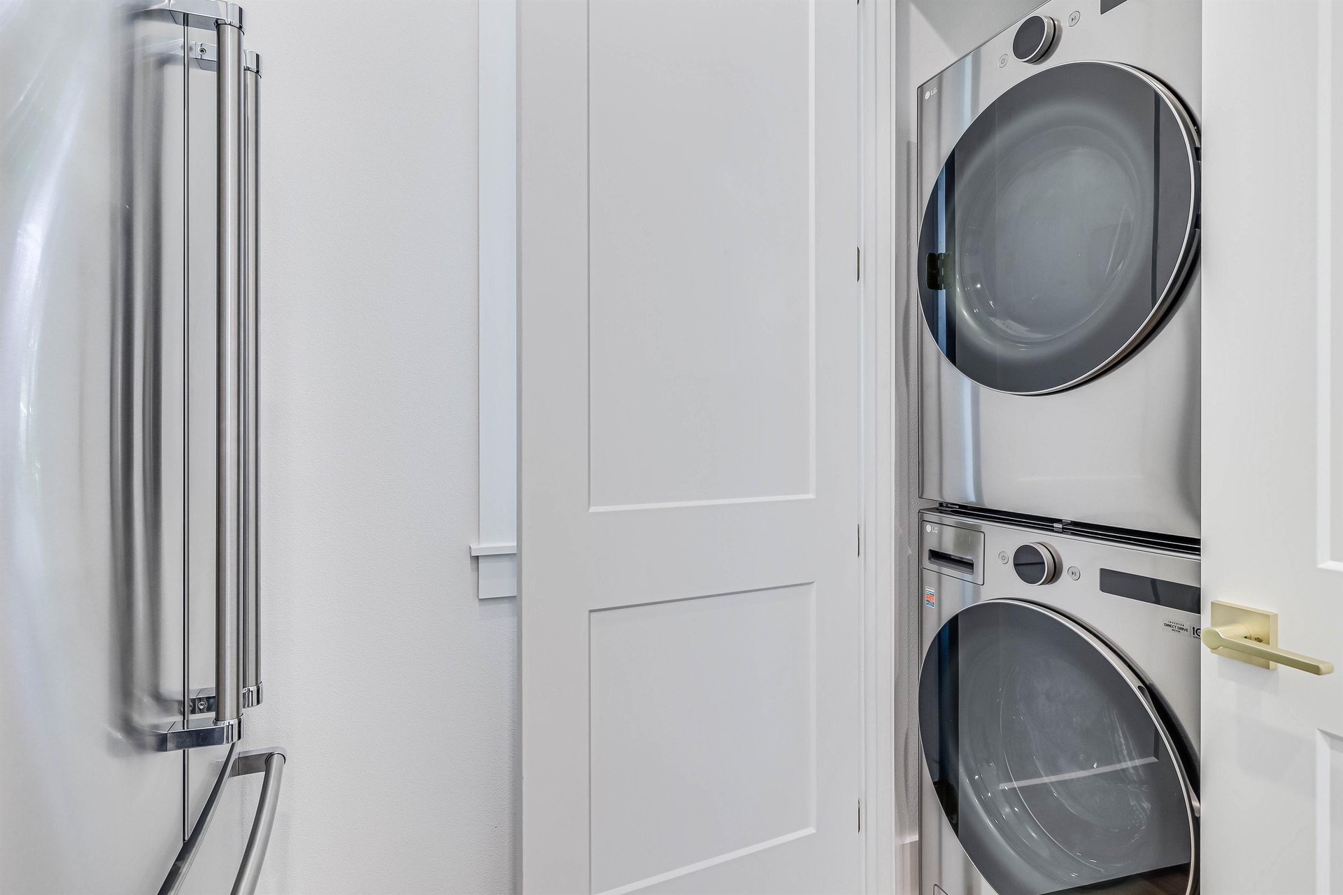 Laundry Closet in Kitchen