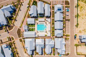 Glow Pool  Fitness Center, Aerial View