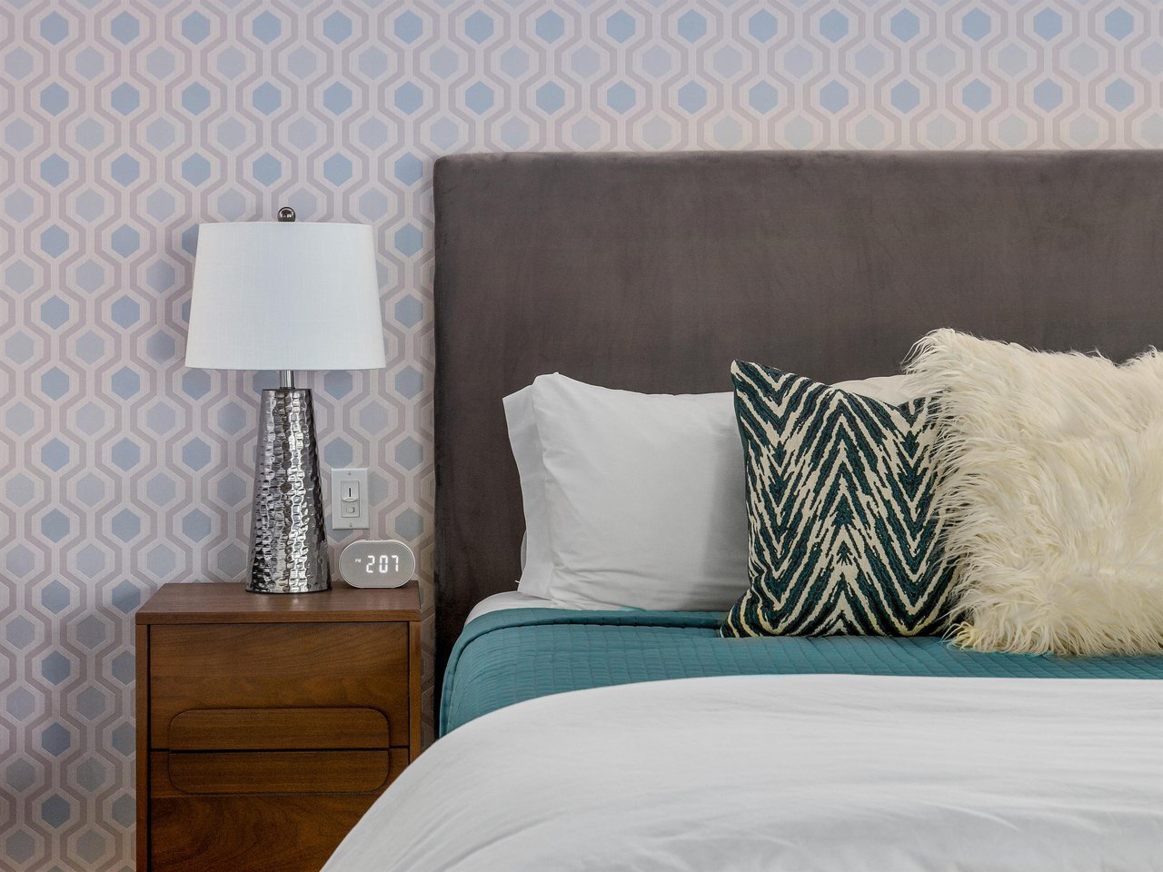 Comfortable pillows for a good nights sleep